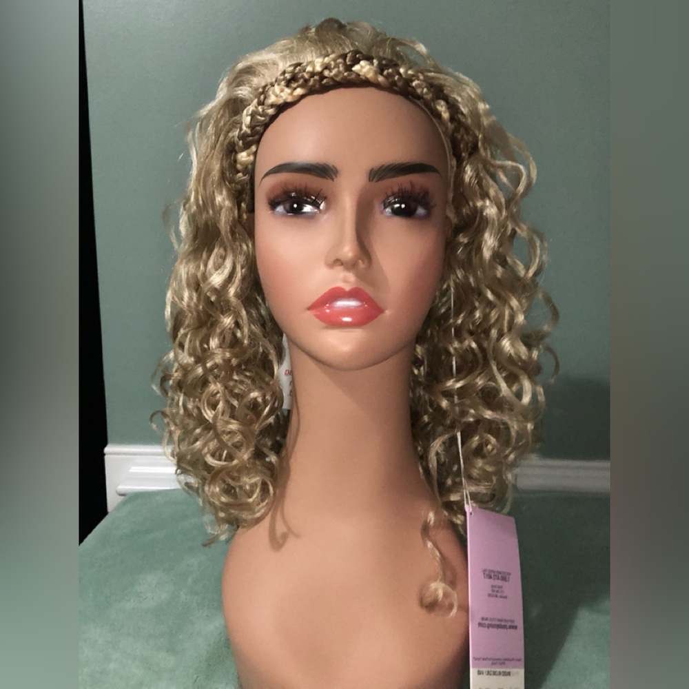 Paula young wig - headband wig blonde color 14/88 golden wheat